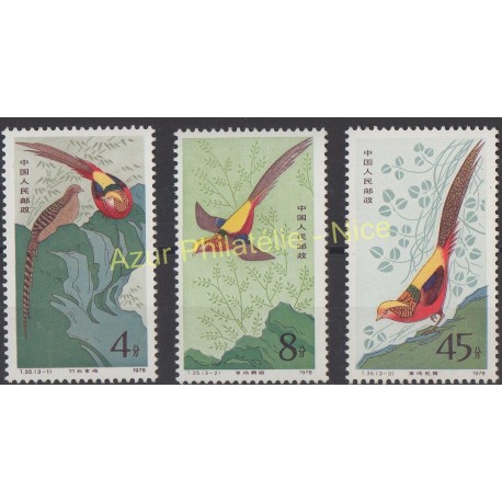 China - 1979 - Nb 2213/2215 - Birds