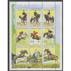 Sénégal - 1999 - No 1401/1409 - Sports divers - Chevaux