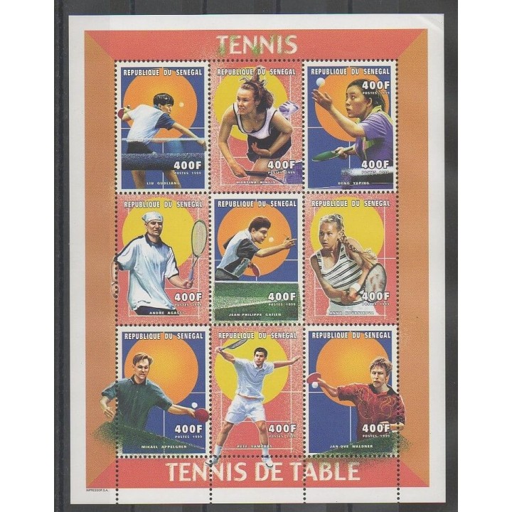 Timbres - Sénégal - 1999 - No 1411/1419 - Sports divers
