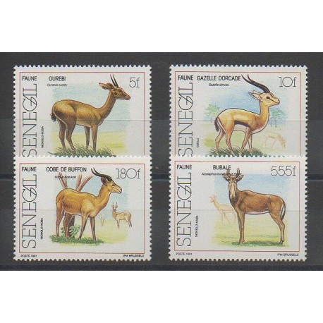 Sénégal - 1991 - No 902/905 - Mammifères