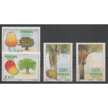 Sénégal - 1991 - No 908/911 - Arbres - Fruits