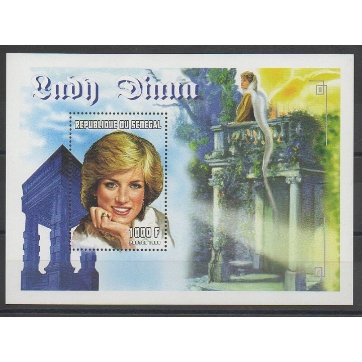Timbres - Sénégal - 1998 - No BF43B - Royauté