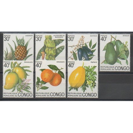Congo (Republic of) - 1975 - Nb 359/365 - Fruits
