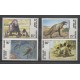 Congo (République du) - 1975 - No 401/404 - Animaux préhistoriques