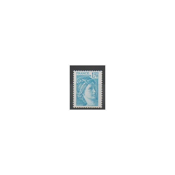 Stamps - France - Varieties - 1977 - Nb 1976b