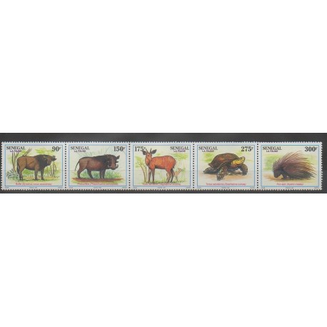 Sénégal - 1995 - No 1144/1148 - Animaux