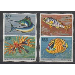 Comoros - 1977 - Nb 191/194 - Sea animals