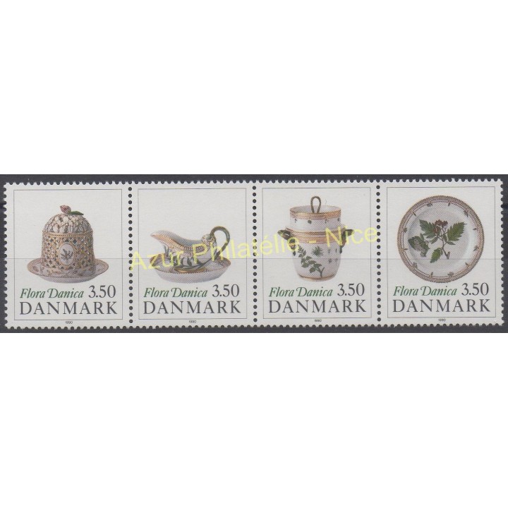 Timbres - Thème art divers - Danemark - 1990 - No 980/983