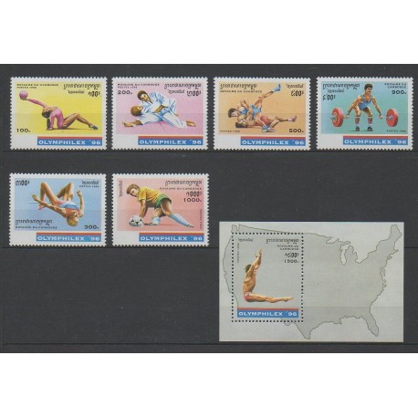 Cambodia - 1996 - Nb 1382E/1382K - BF123B - Summer Olympics