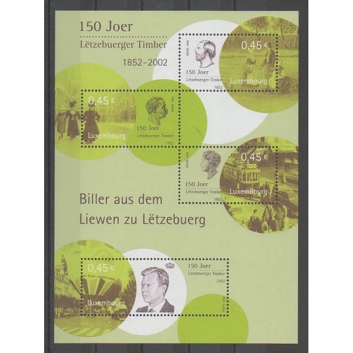Stamps - Luxembourg - 2002 - Nb BF19