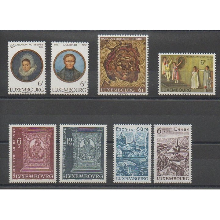 Timbres - Luxembourg - 1977 - No 897/904