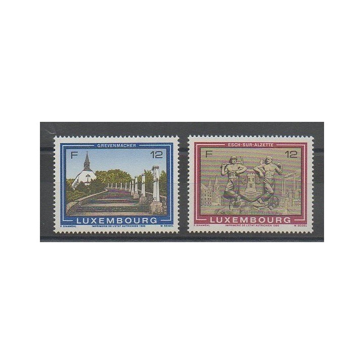 Stamps - Luxembourg - 1986 - Nb 1111/1112