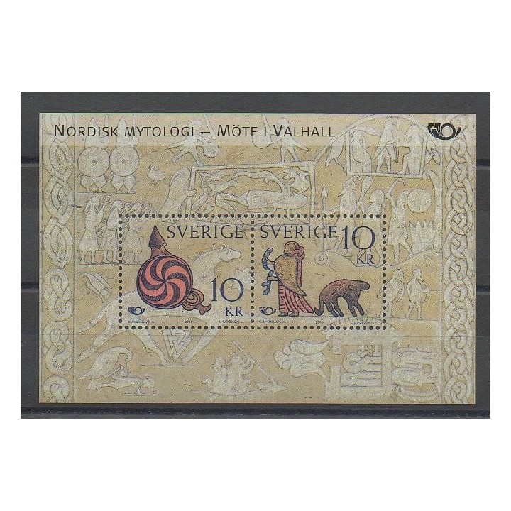 Stamps - Sweden - 2004 - Nb BF28 - Art
