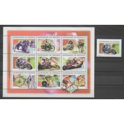 Sénégal - 1999 - No 1428/1437 - Motos - Sports divers