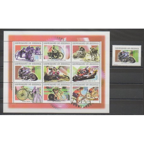 Sénégal - 1999 - No 1428/1437 - Motos - Sports divers