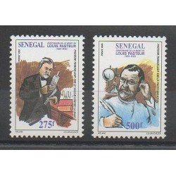 Sénégal - 1995 - No 1124/1125 - Santé ou Croix-Rouge