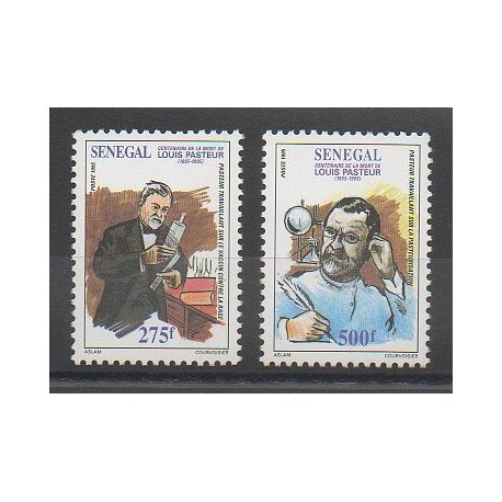 Sénégal - 1995 - No 1124/1125 - Santé ou Croix-Rouge