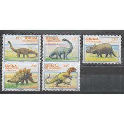 Senegal - 1994 - Nb 1112/1116 - Prehistoric animals