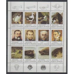 Argentina - 1983 - Nb 1392/1403 - Birds - Polar regions