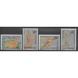 Timbres - Sénégal - 1992 - No 989/992 - Jeux Olympiques d'été