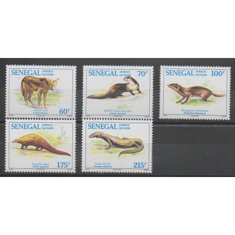 Sénégal - 1994 - No 1077/1081 - Mammifères