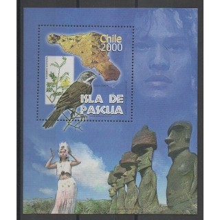 Stamps - Chile - 2002 - Nb BF70 - Birds