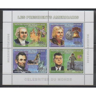 Stamps - Congo (Democratic Republic of) - 2006 - Nb 1765/1768 - Celebrities