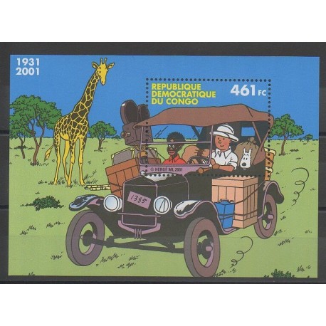 Congo (République démocratique du) - 2001 - No BF67 - Hergé