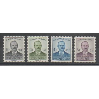 Stamps - Luxembourg - 1951 - Nb 449/452 - Music