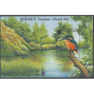 Timbres - Thème oiseaux - Jersey - 2001 - No BF 36