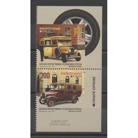 Bosnia and Herzegovina Serbian Republic - 2013 - Nb 550a/551a - Cars