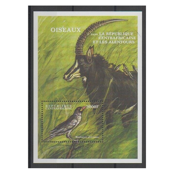 Timbres - Centrafricaine (République) - 2000 - No BF179 - Oiseaux