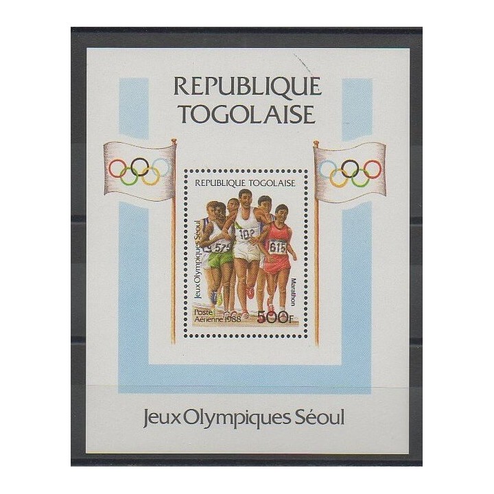 Timbres - Togo - 1988 - No BF266 - Jeux Olympiques d'été
