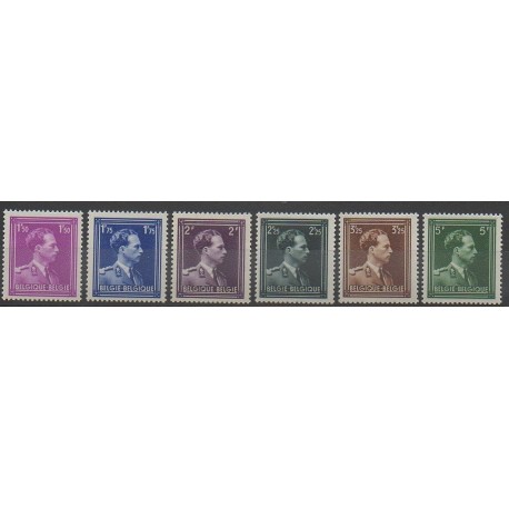 Belgique - 1943 - No 641/646