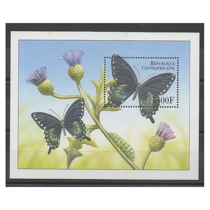 Stamps - Central African Republic - 1999 - Nb BF173 - Insects