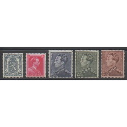 Belgique - 1940 - No 527/531