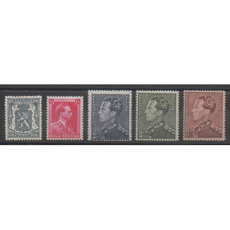 Belgique - 1940 - No 527/531