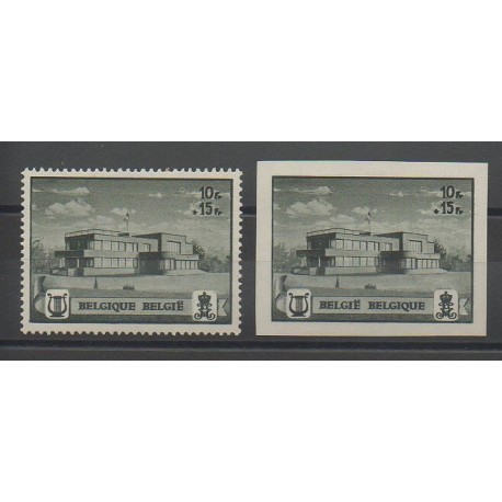 Belgique - 1941 - No 537A/537B - Monuments