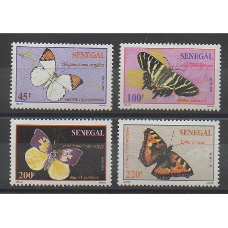Sénégal - 1995 - No 1161/1164 - Insectes