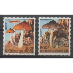 Centrafricaine (République) - 1984 - No PA308A/PA308B - Champignons