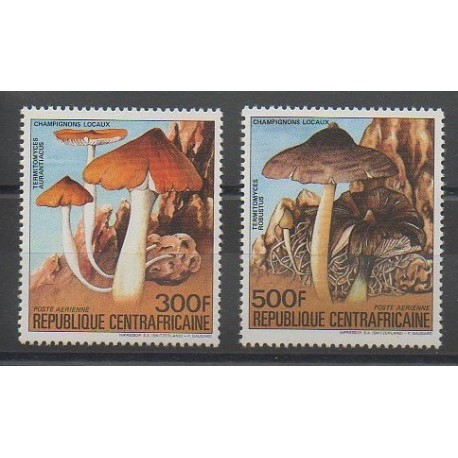 Centrafricaine (République) - 1984 - No PA308A/PA308B - Champignons