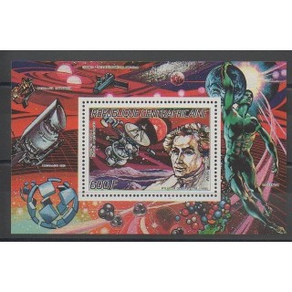 Stamps - Central African Republic - 1987 - Nb BF88A - Space