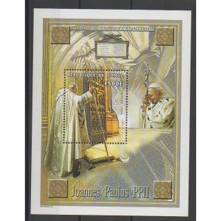 Stamps - Congo (Republic of) - 2000 - Nb BF70 - Pope