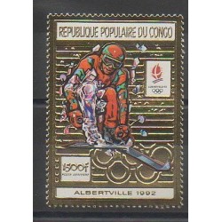 Congo (Republic of) - 1990 - Nb PA402 - Winter Olympics