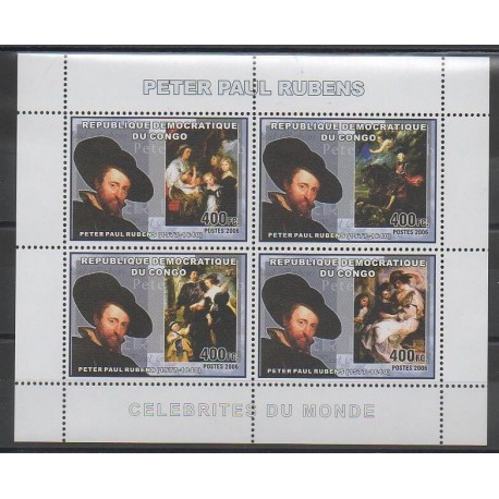 Congo (République démocratique du) - 2006 - No 1749/1752 - Peinture