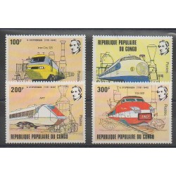 Congo (Republic of) - 1982 - Nb 656/659 - Trains