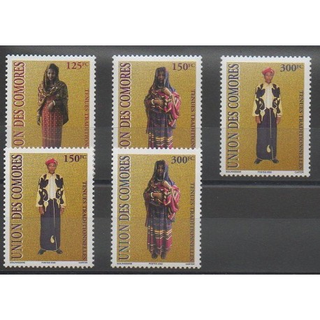 Comores - 2002 - No 1164/1168 - Costumes Uniformes