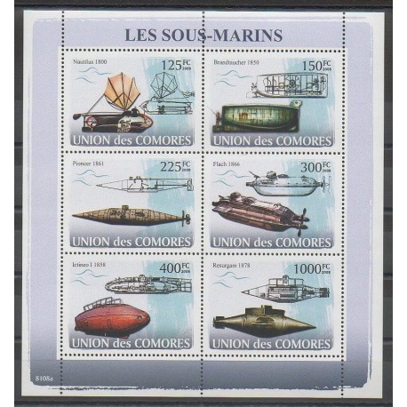 Comores - 2008 - No 1237/1242 - Bateaux