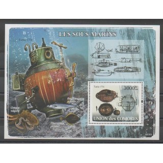 Timbres - Comores - 2008 - No BF121 - Bateaux