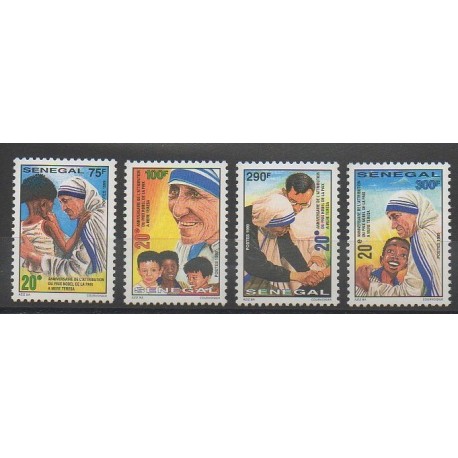 Sénégal - 1999 - No 1508/1511 - Célébrités - Religion